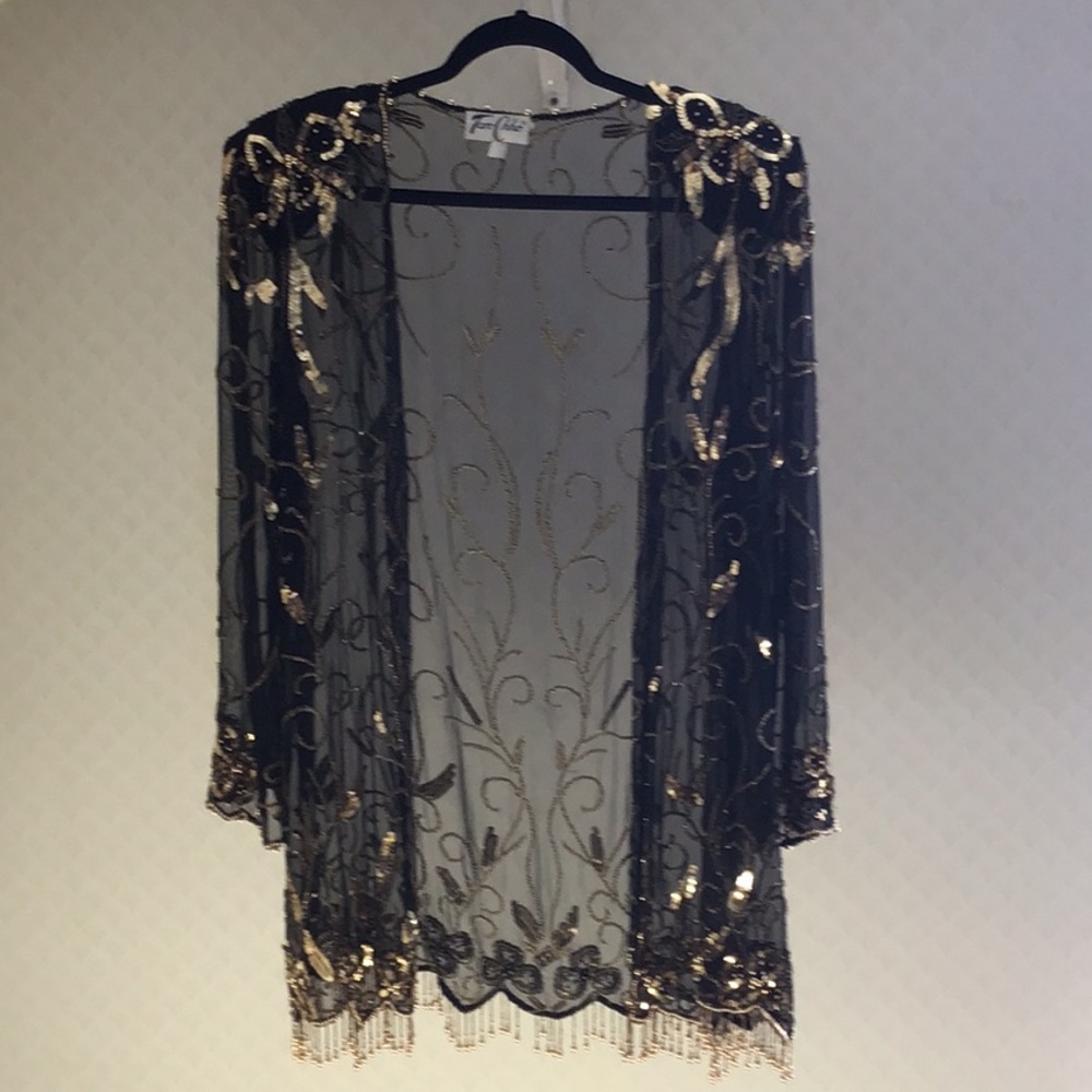 Vintage heavily beaded jacket positively exquisite